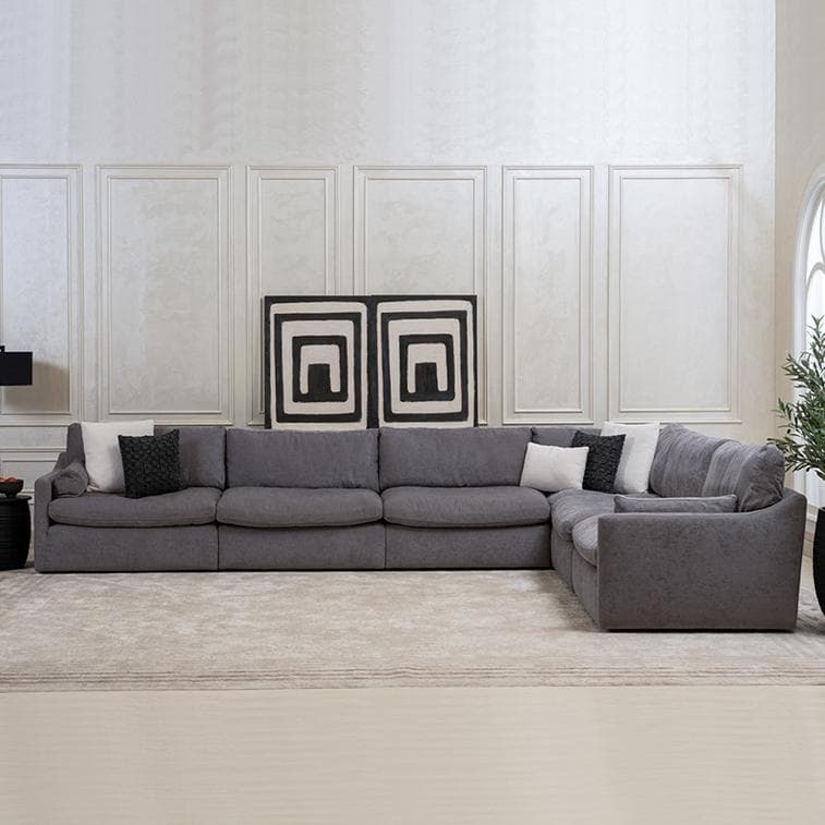 Ferrara 9 Seater Corner Sofa Grey