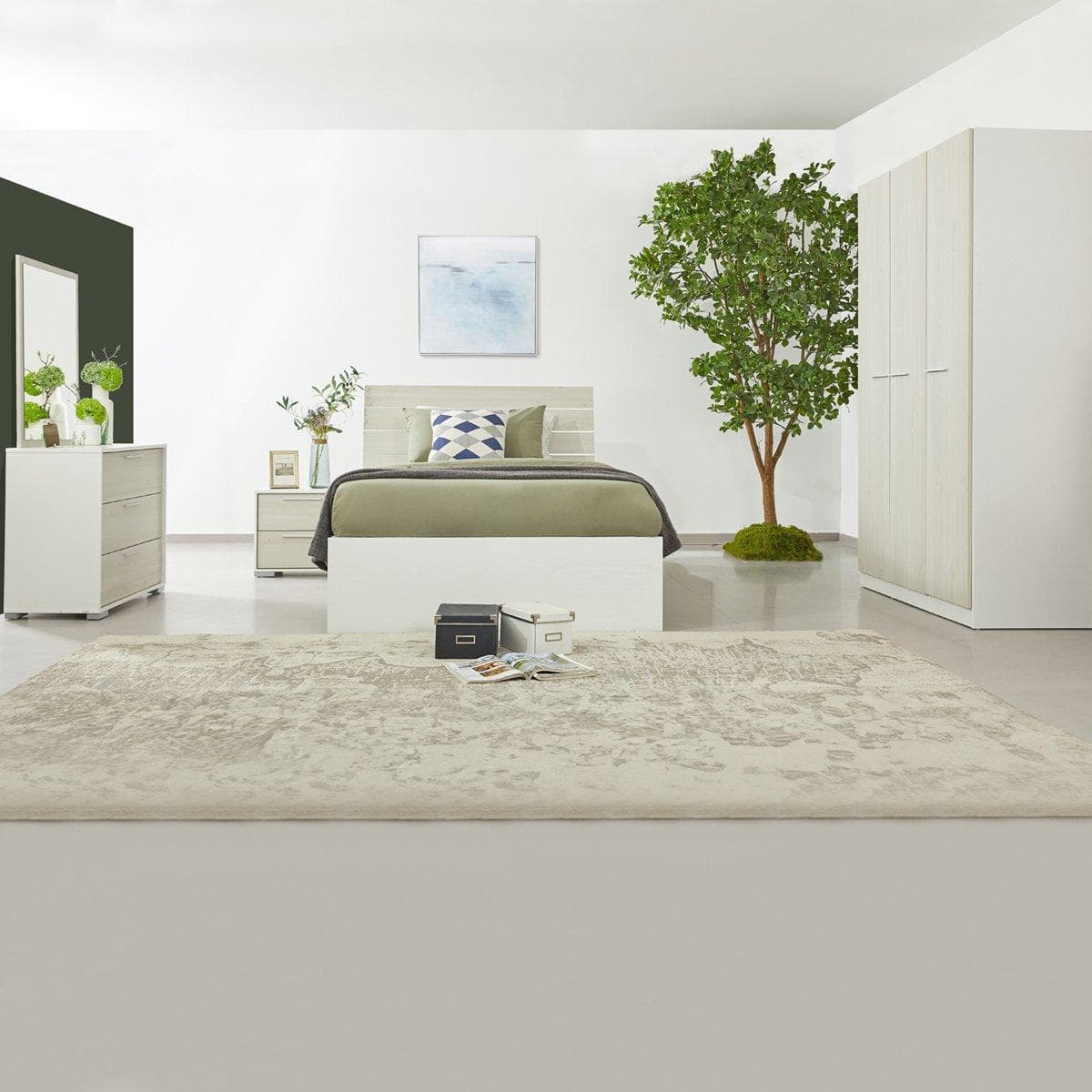 Trixie Jr. 120X200 Kids Bedroom Set with Wardrobe