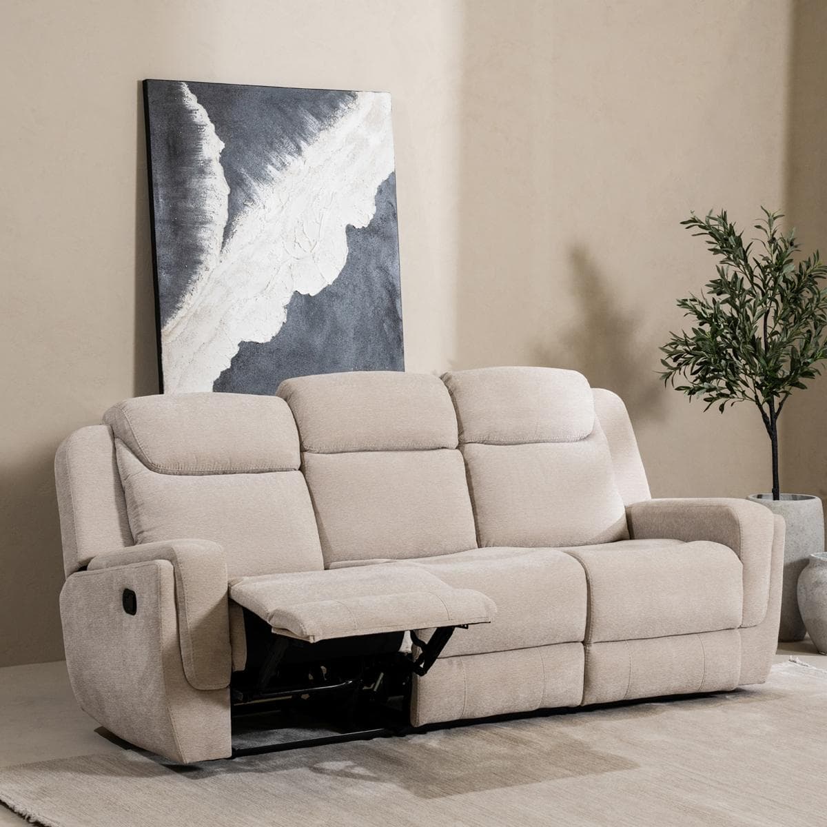 Alaska 3 Seater Modular Sofa Beige