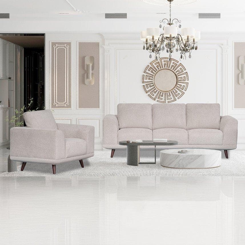 طقم صوفا أنطون 3+2+1 مقاعد بيج