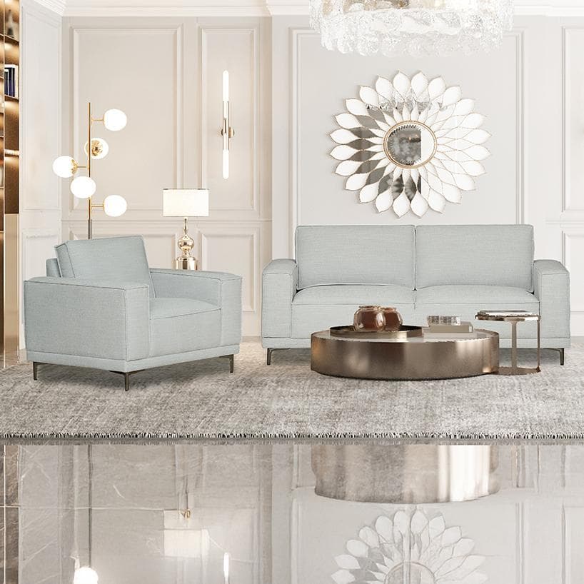 Derek 3+2+1 Seater Sofa Set Light Grey