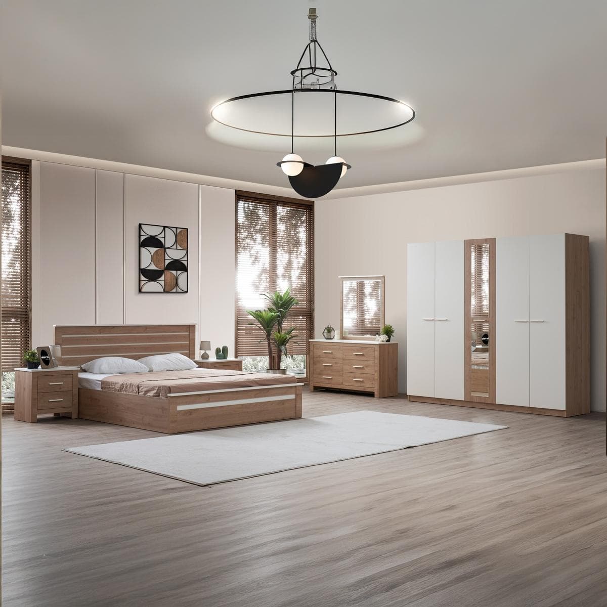 Prado 180X200 Bedroom Set with Wardrobe