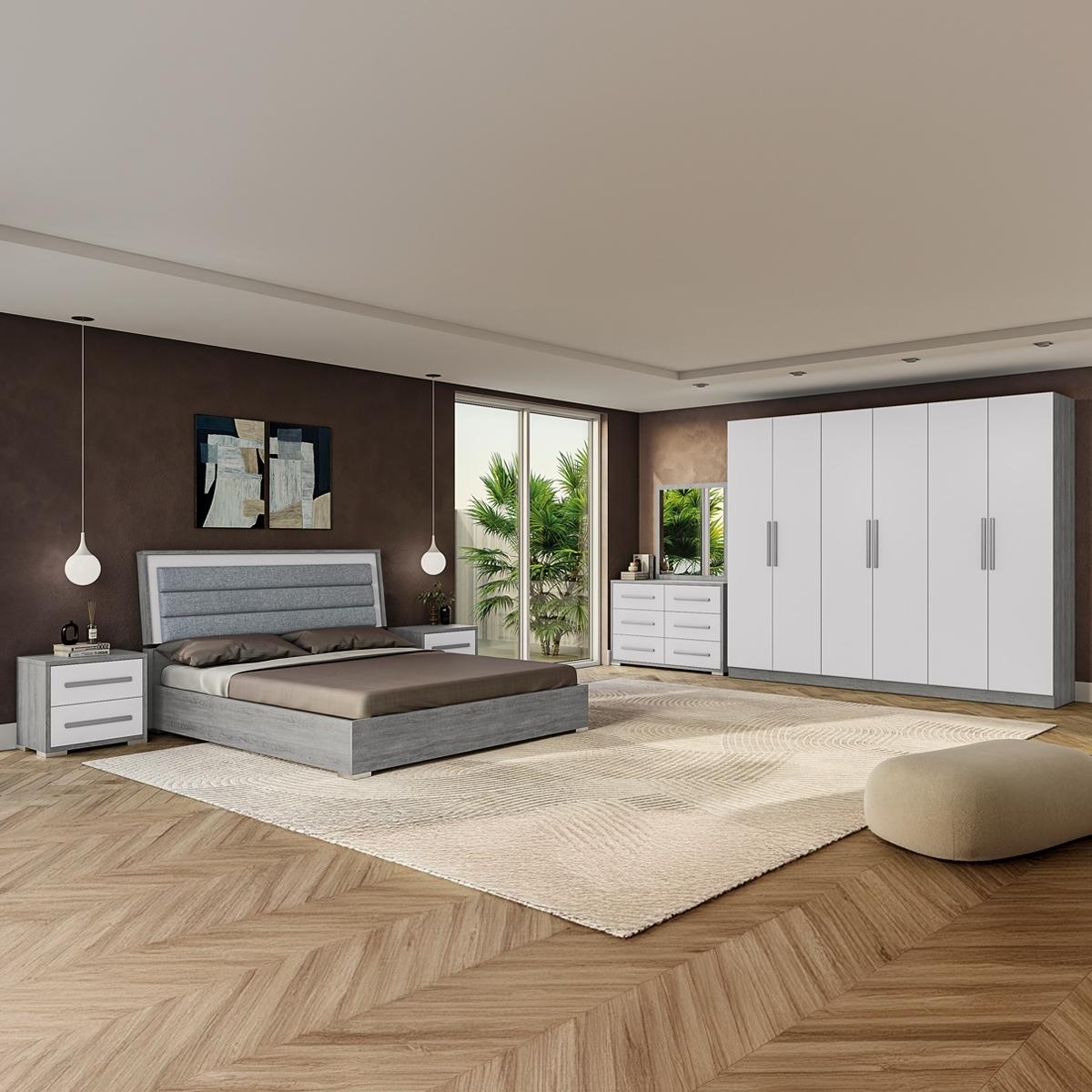 Pantone 180x200 Bedroom Set with Wardrobe