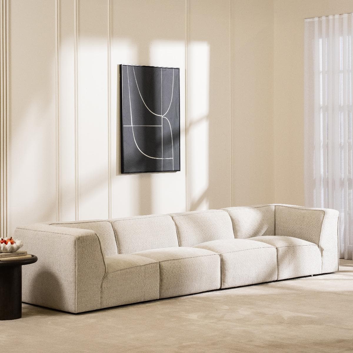 Nuna 4 Seater Diwaniya Beige