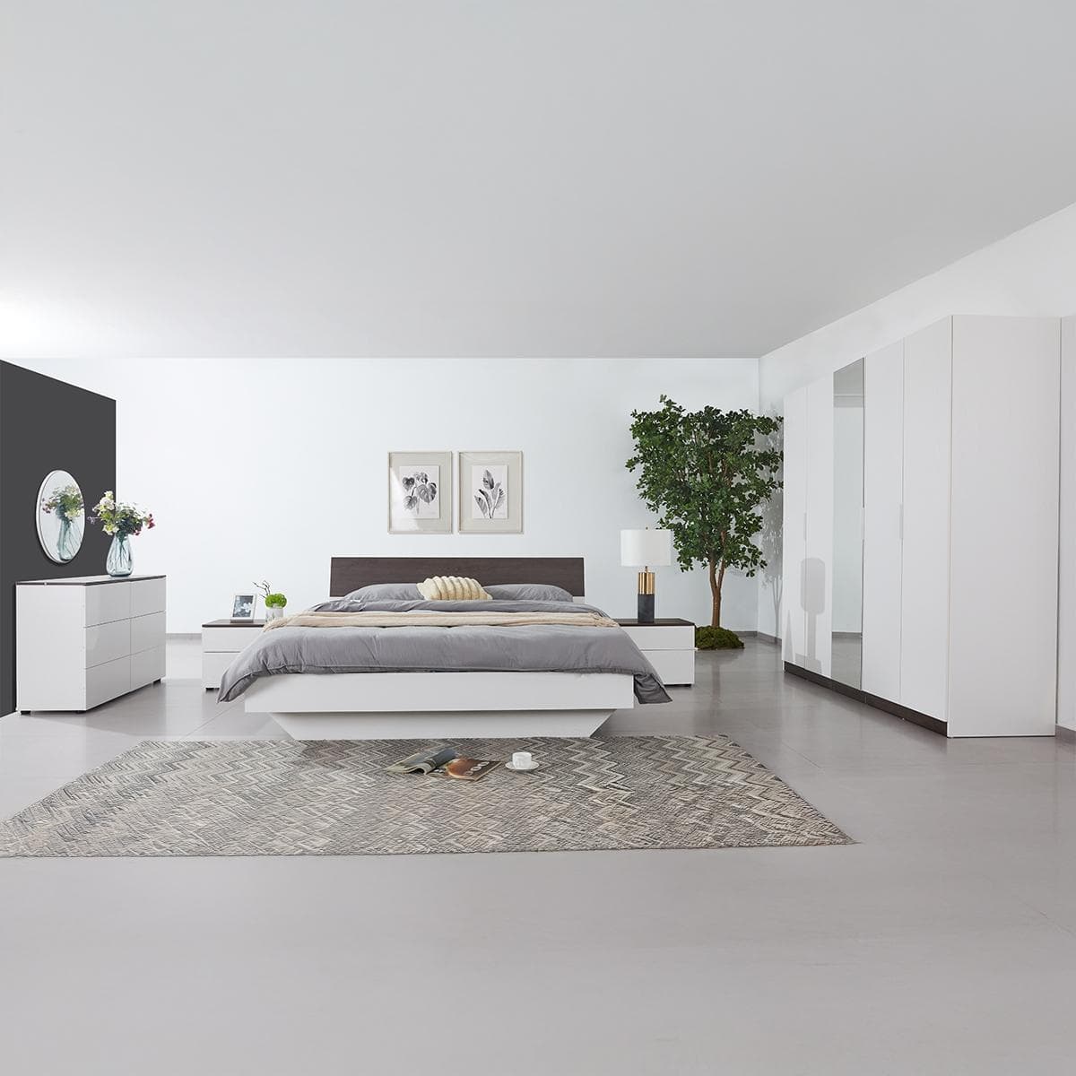 Edrei 180X200 Bedroom Set with Wardrobe