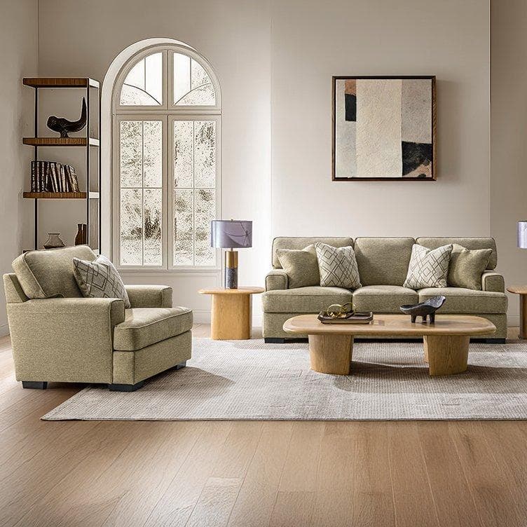 طقم صوفا بريدجرتون 3+2+1 مقاعد بيج