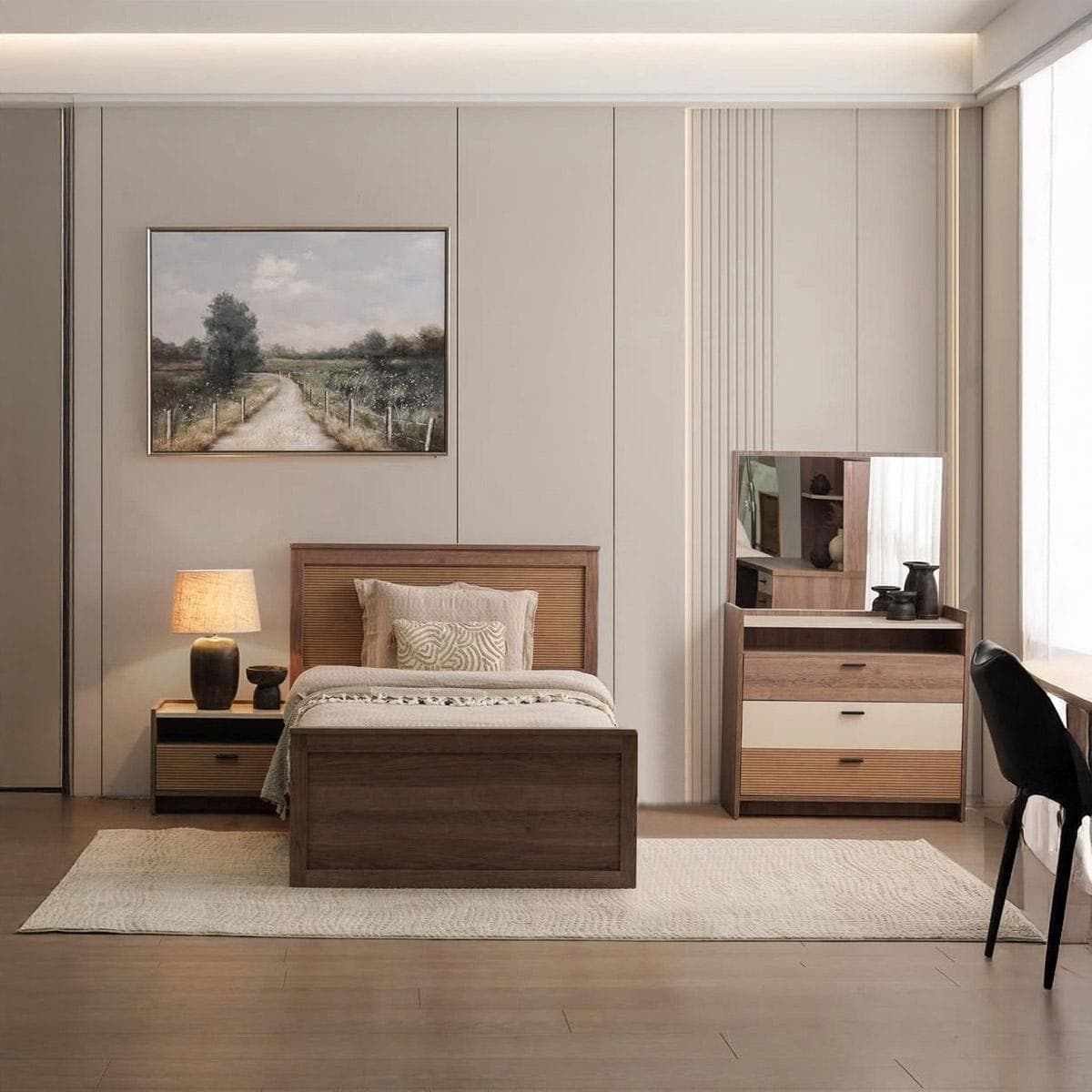 طقم غرفة نوم أطفال ألب 120×200 بدون خزانة ملابس