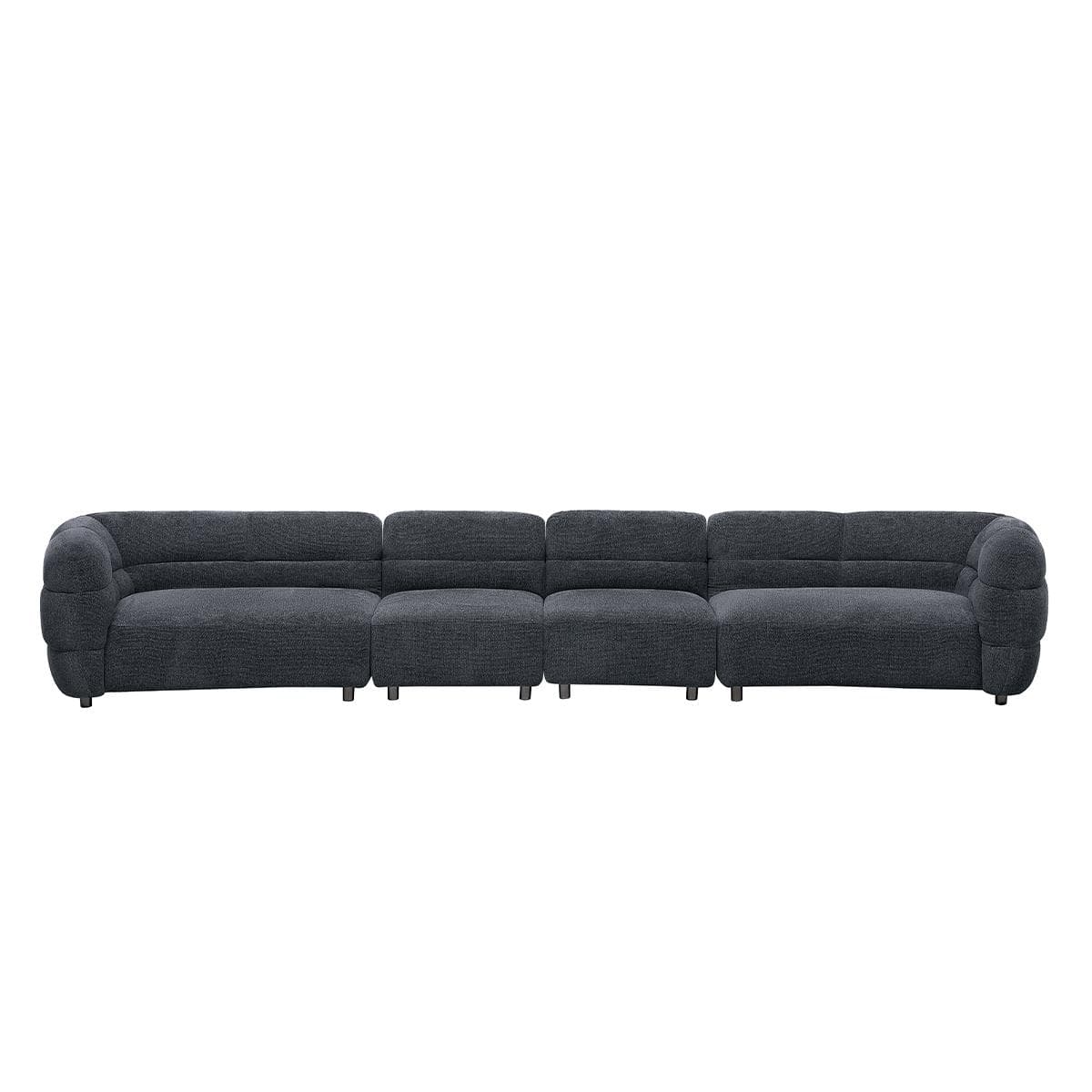 Nile 6-Seater Sofa Dark Grey