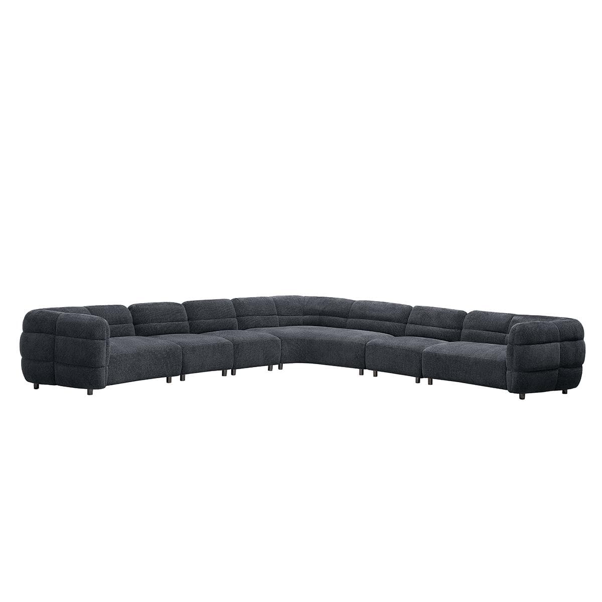 Nile 9-Seater Corner Sofa Dark Grey