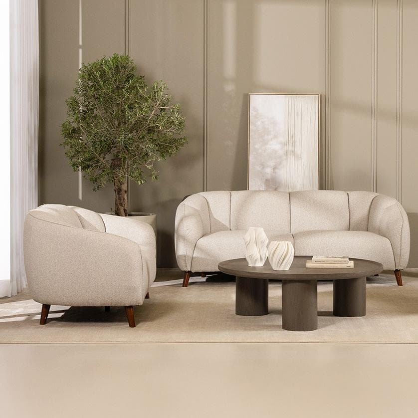 Lin 3+2+1 Seater Sofa Set Grey