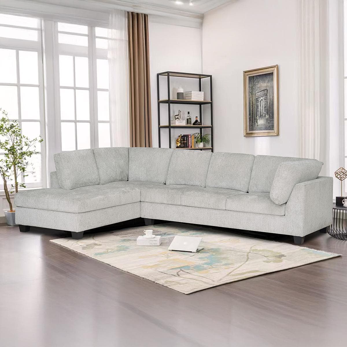 Marco Corner Sofa Light Grey