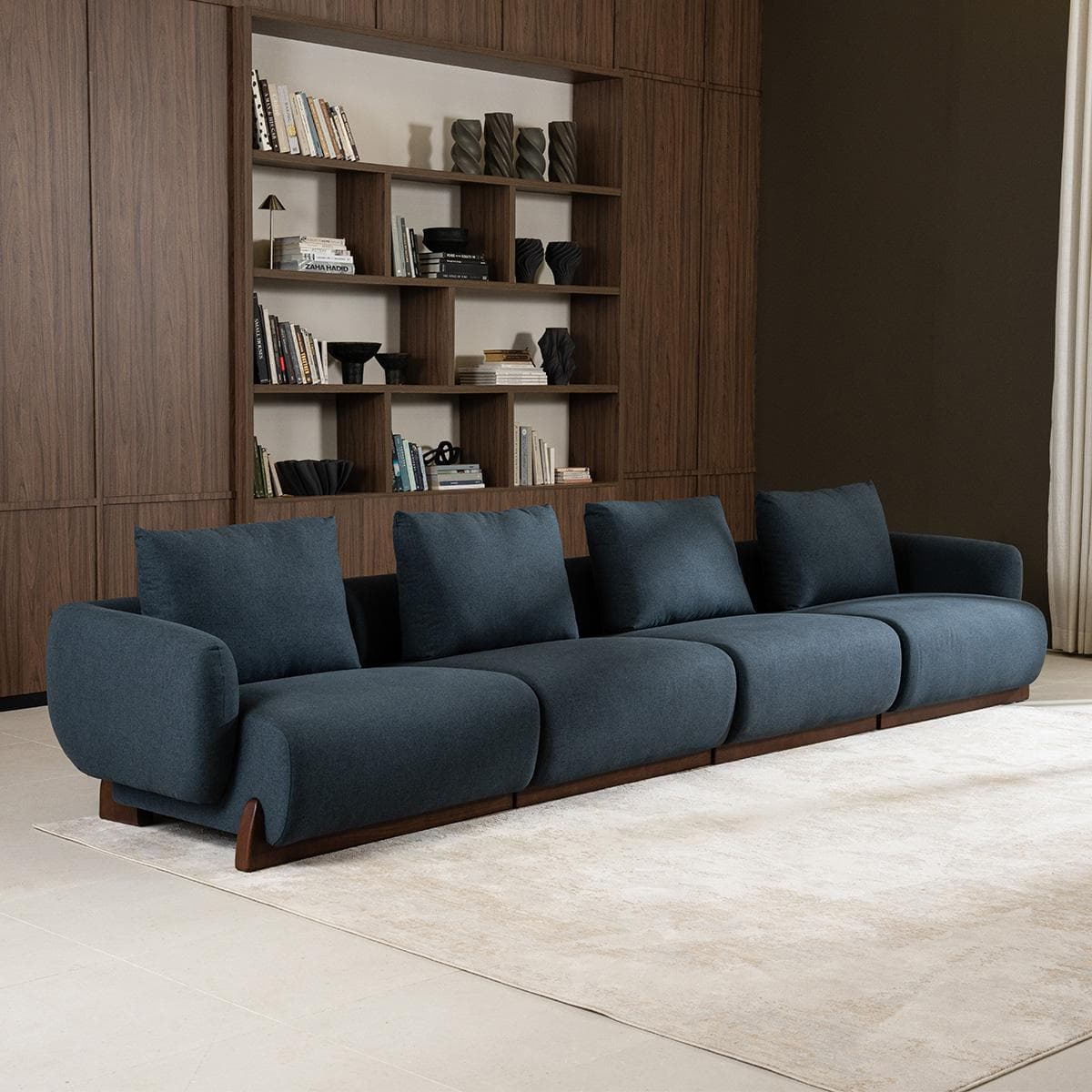Cloud 4-Seater Sofa Blue