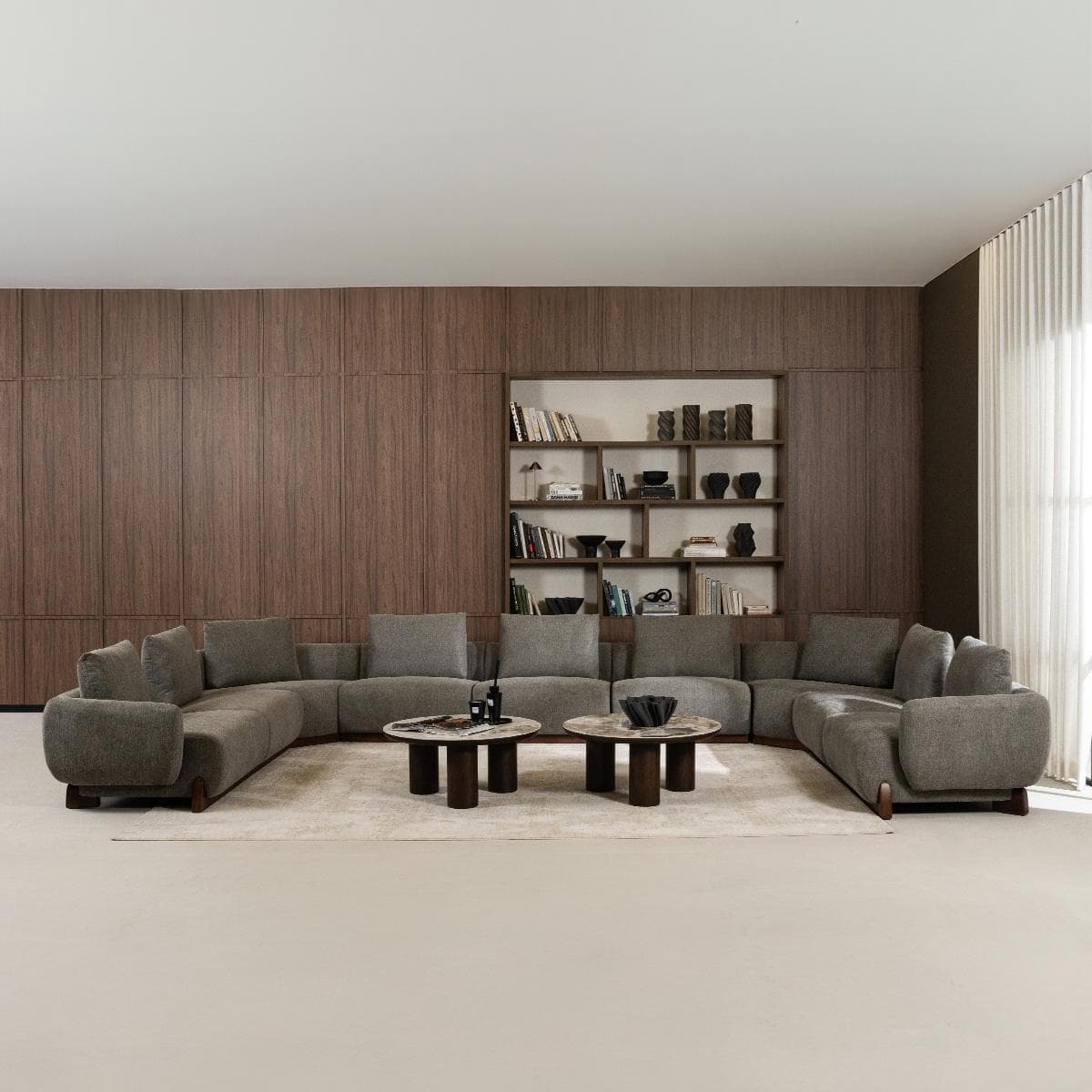 Cloud 9-Seater Corner Sofa Grey