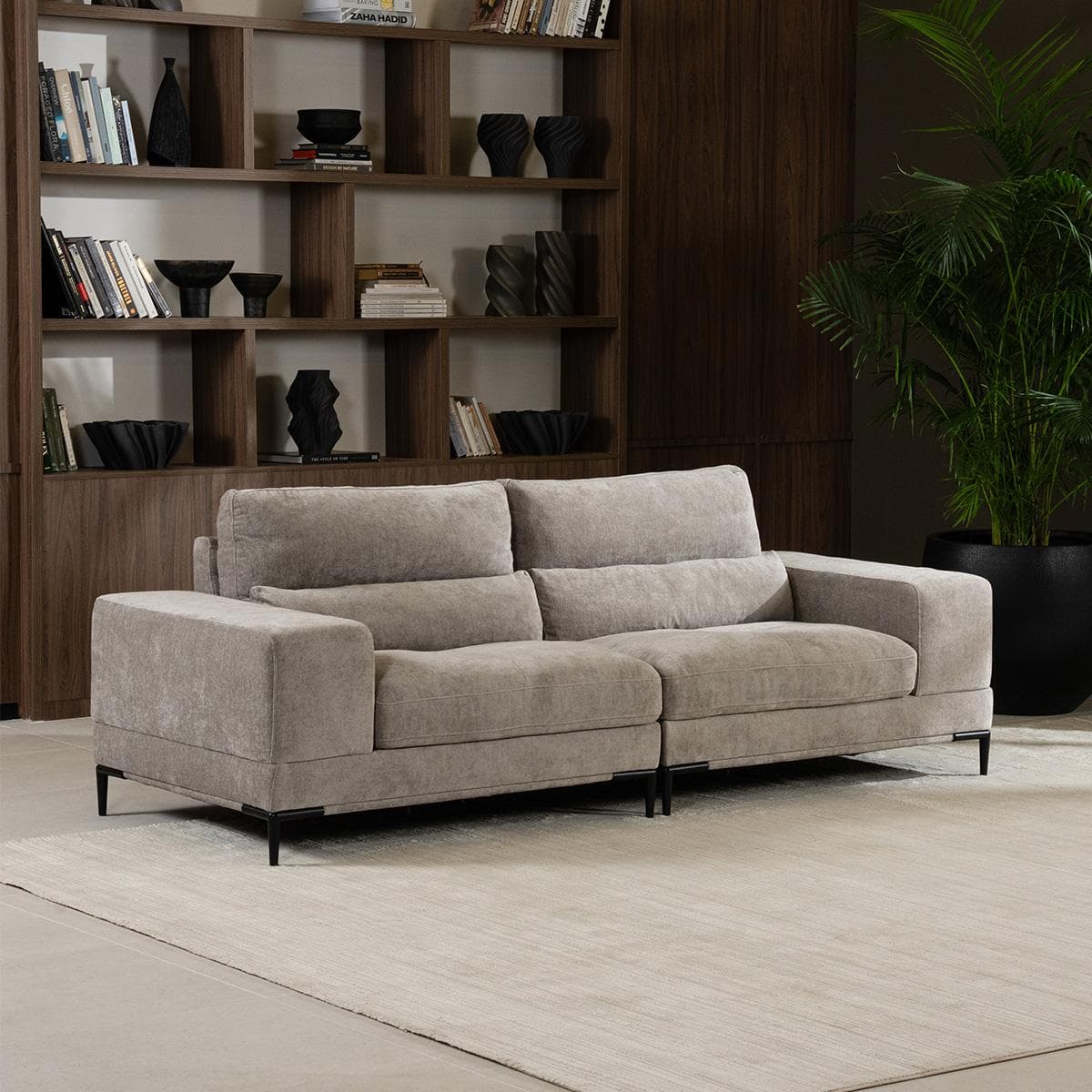 Venice 2-Seater Corner Sofa Grey