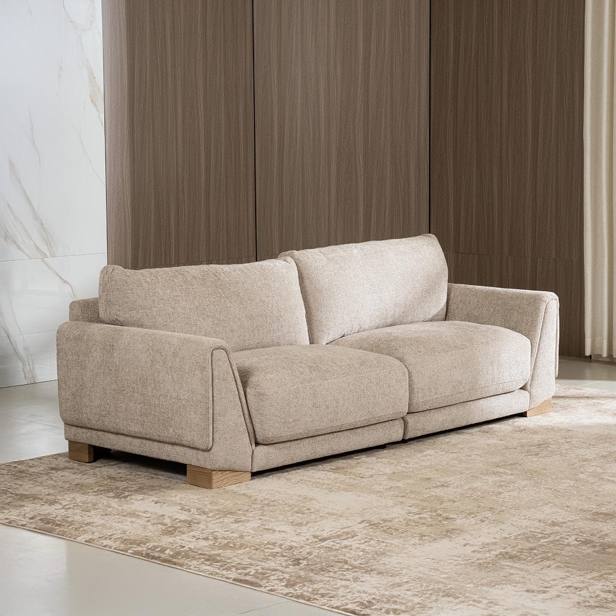 Timo 2-Seater Sofa Brown