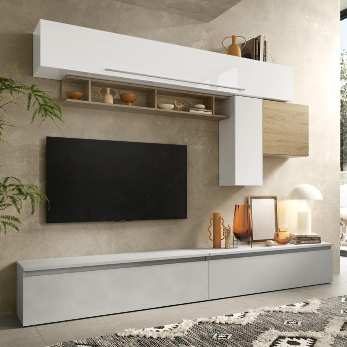 Infinity Modular Wall Unit Set Multicolor