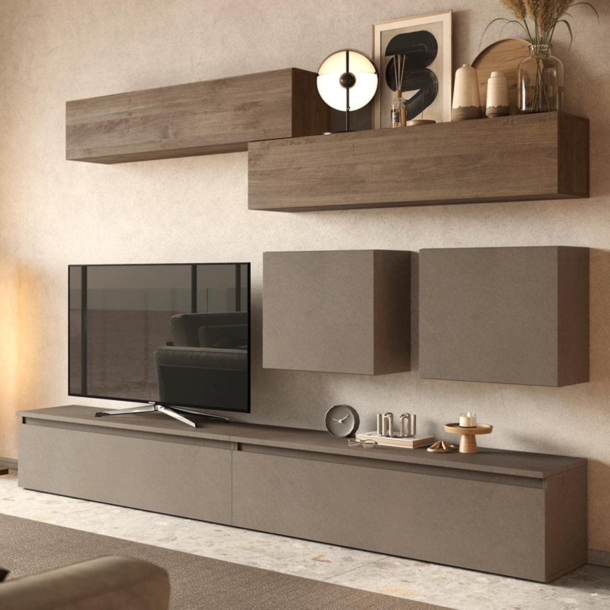 طقم وحدات حائط إنفينيتي ألوان متعددة