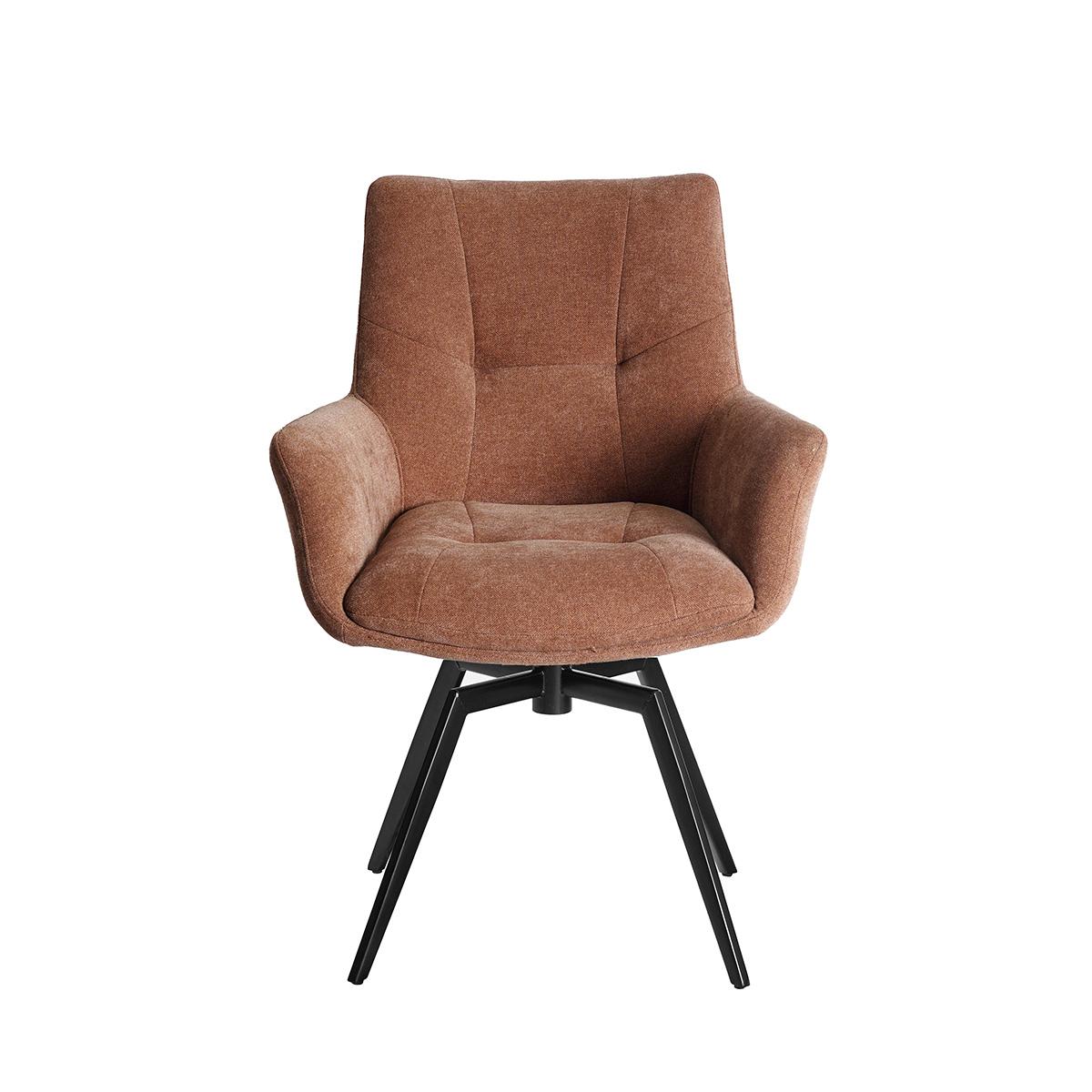 Nancy Dining Chair Dark Orange 64X64X88 cm