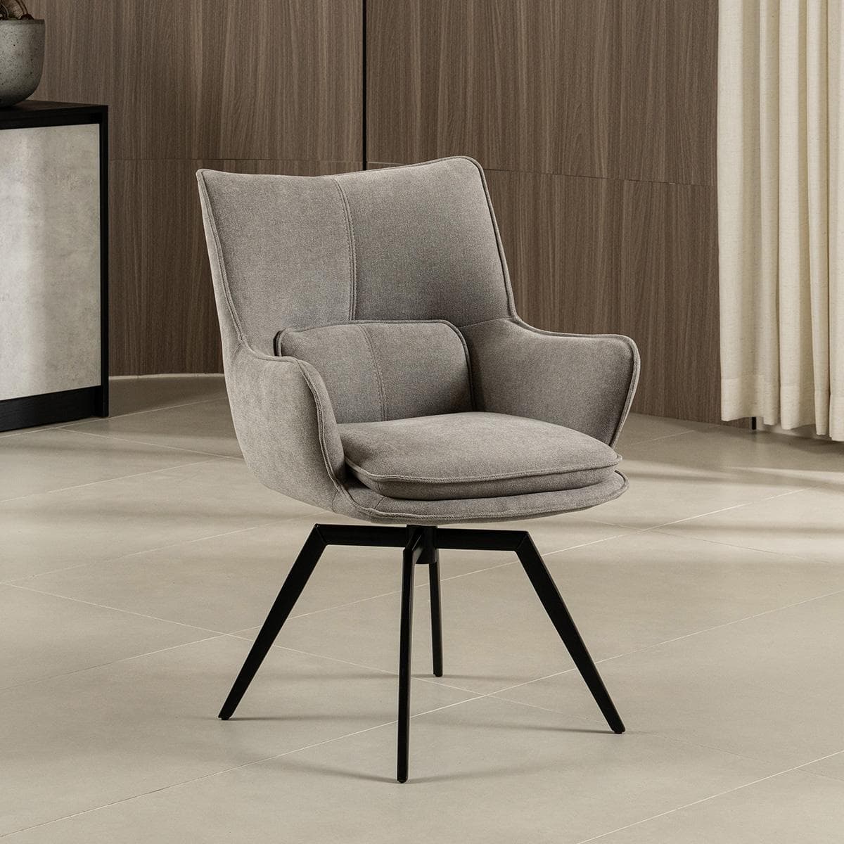 Nancy Dining Chair Light Grey 68X60X90 cm