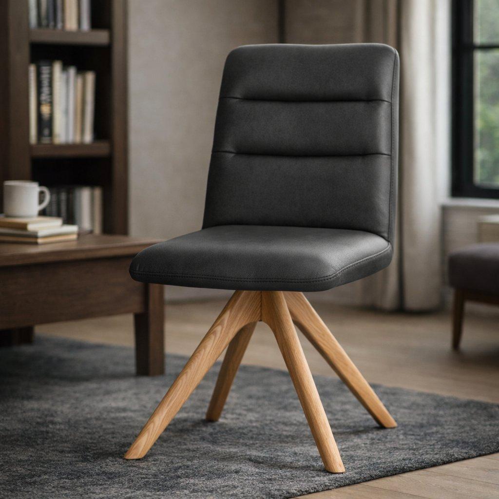 Nancy Dining Chair Black/Oak 61X49X91 cm
