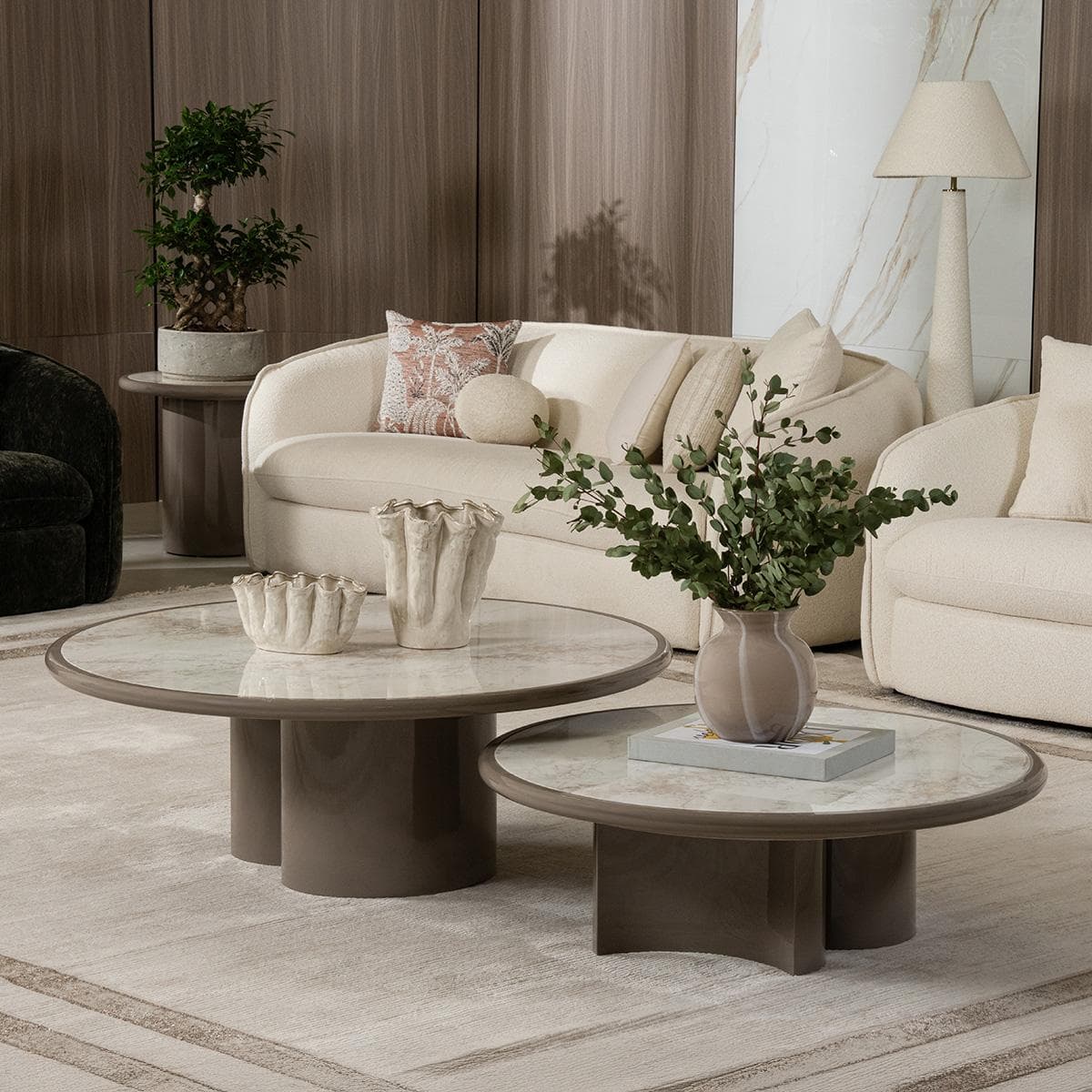 Andy Big + Small Coffee Table Set Beige