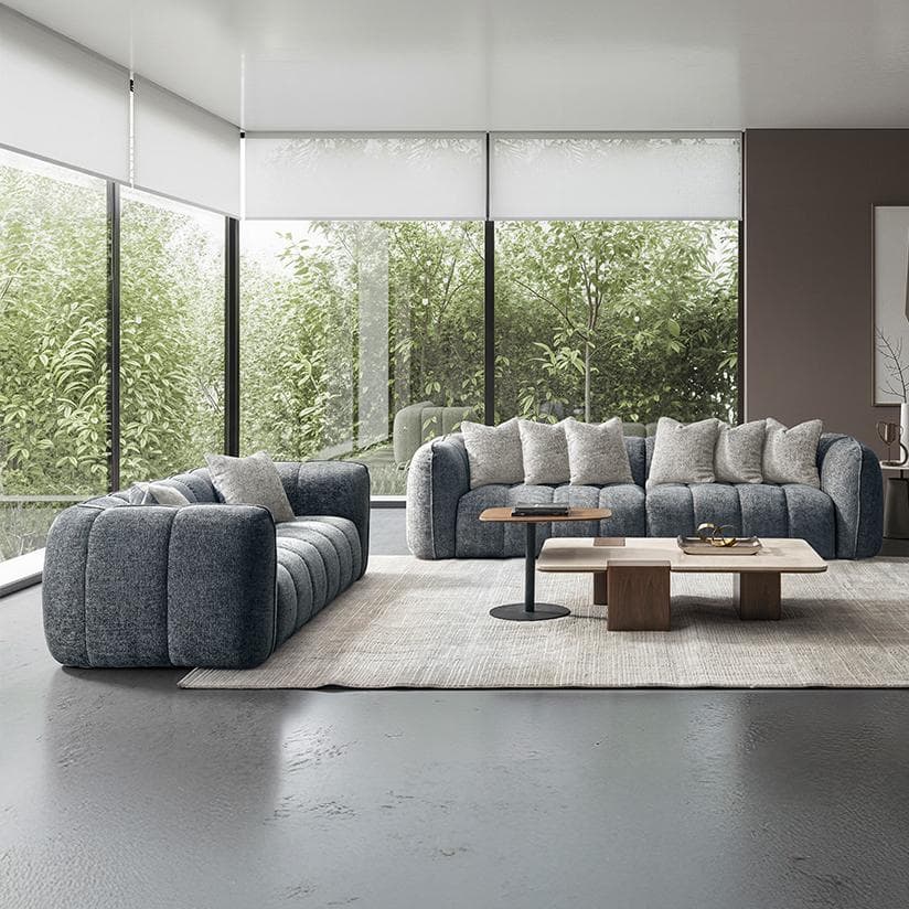 طقم صوفا آندي 5+4+3 رمادي داكن