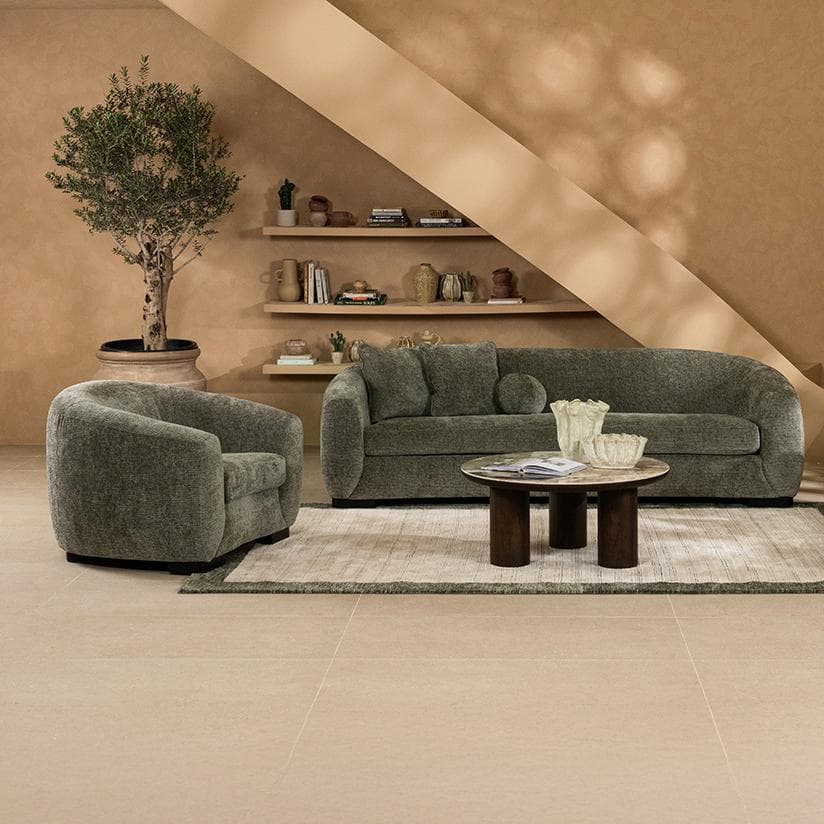 طقم صوفا أوسلو 3+2+1 أخضر