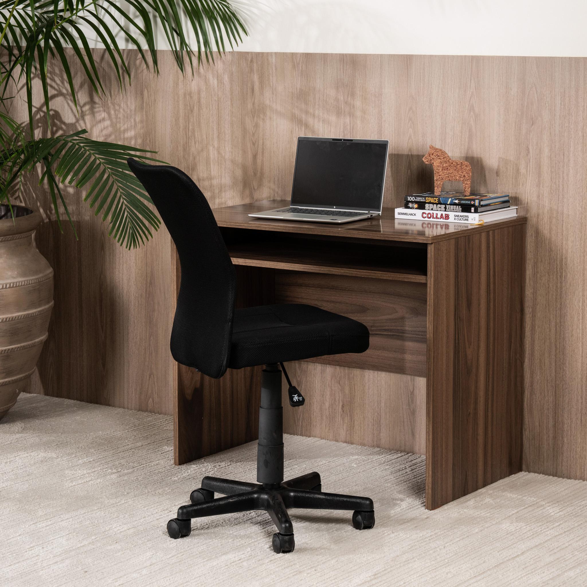 Bundle Raaf Kids Study Desk Dark Brown + Louis Chair Black