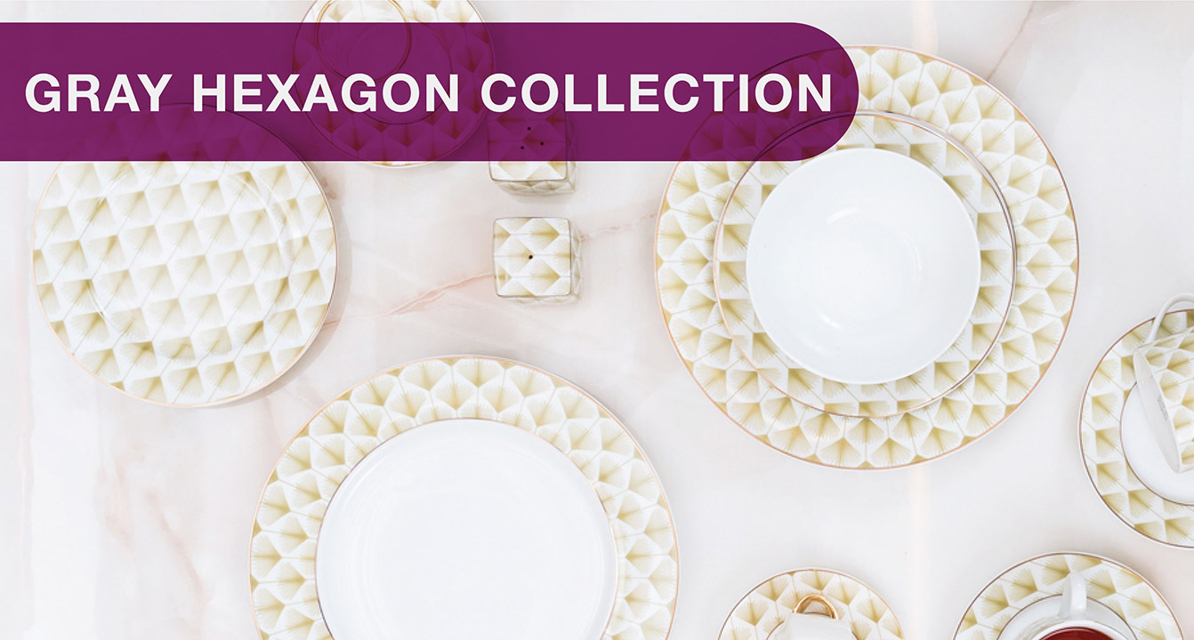 Gray Hexagon Collection